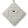 Lexington Icons Cotton Herringbone Striped Potholder, Sage Green/White