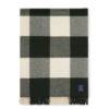 Lexington Green Checked Recycled Wool Throw - Bild 2