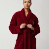 Lexington Lesley Fleece Robe, Red Unisex - Bild 7